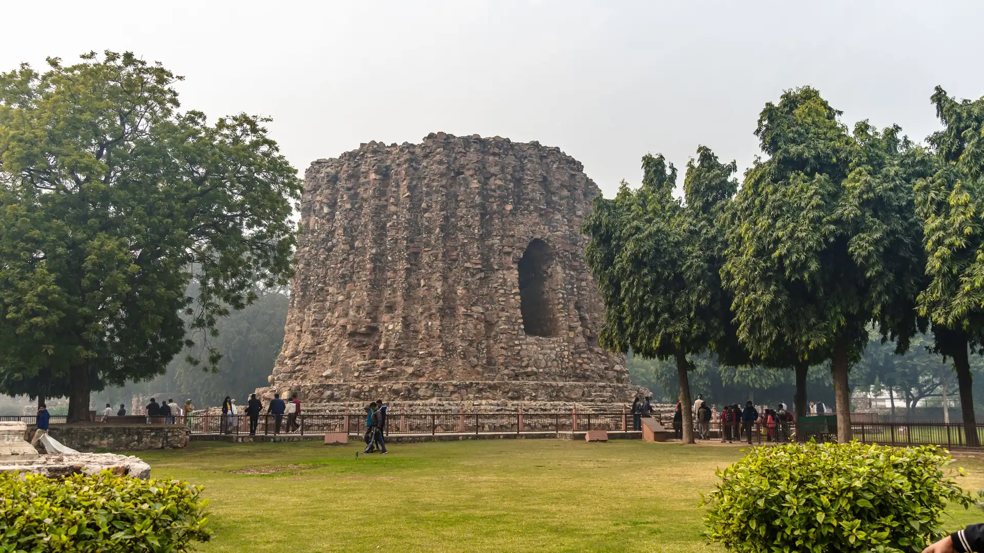 The unfinished Alai Minar in the Qutub complex, New Delhi